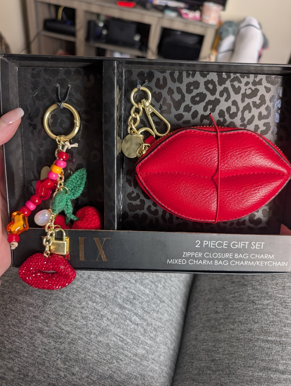 NIB Bag Charm Gift Set